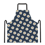 Polka Dot Daisy Floral Pattern Print Apron