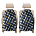 Polka Dot Daisy Floral Pattern Print Car Seat Organizers