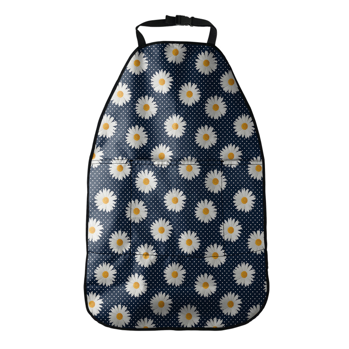Polka Dot Daisy Floral Pattern Print Car Seat Organizers