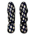 Polka Dot Daisy Floral Pattern Print Muay Thai Shin Guards