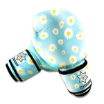 Polka Dot Daisy Flower Pattern Print Boxing Gloves
