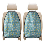 Polka Dot Daisy Flower Pattern Print Car Seat Organizers