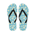 Polka Dot Daisy Flower Pattern Print Flip Flops