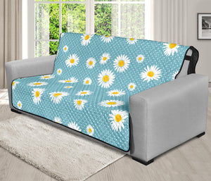 Polka Dot Daisy Flower Pattern Print Futon Protector