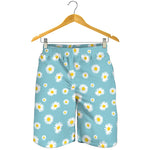 Polka Dot Daisy Flower Pattern Print Men's Shorts