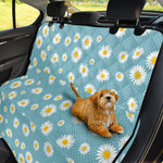 Polka Dot Daisy Flower Pattern Print Pet Car Back Seat Cover