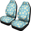 Polka Dot Daisy Flower Pattern Print Universal Fit Car Seat Covers