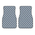 Polka Dot Denim Jeans Pattern Print Front Car Floor Mats