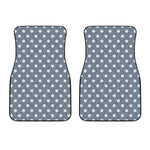 Polka Dot Denim Jeans Pattern Print Front Car Floor Mats