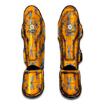 Polka Dot Dragonfly Pattern Print Muay Thai Shin Guard