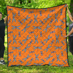 Polka Dot Dragonfly Pattern Print Quilt