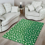 Polka Dot Irish St. Patrick's Day Print Area Rug
