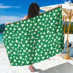Polka Dot Irish St. Patrick's Day Print Beach Sarong Wrap