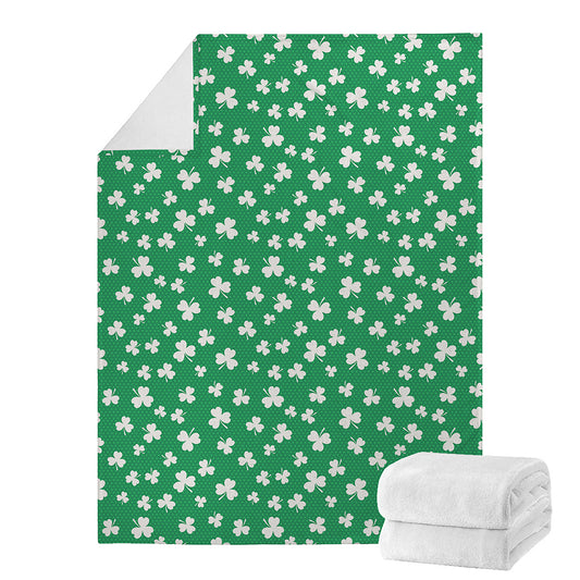 Polka Dot Irish St. Patrick's Day Print Blanket