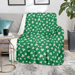Polka Dot Irish St. Patrick's Day Print Blanket