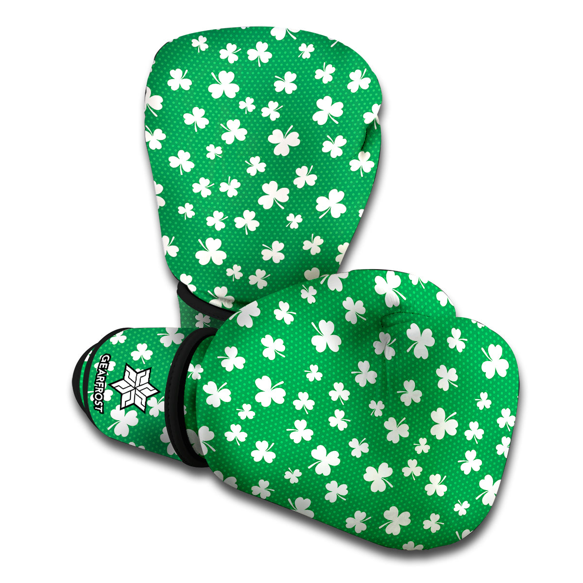 Polka Dot Irish St. Patrick's Day Print Boxing Gloves