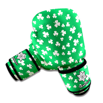 Polka Dot Irish St. Patrick's Day Print Boxing Gloves