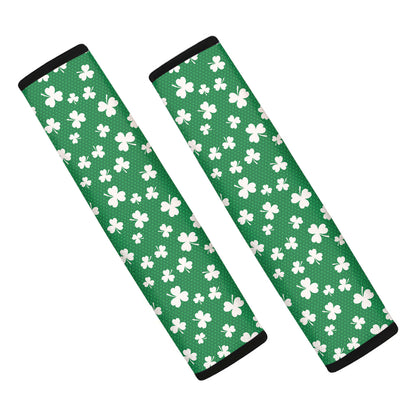 Polka Dot Irish St. Patrick's Day Print Car Seat Belt Covers