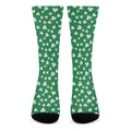 Polka Dot Irish St. Patrick's Day Print Crew Socks