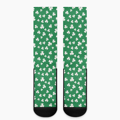 Polka Dot Irish St. Patrick's Day Print Crew Socks