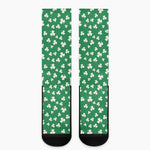 Polka Dot Irish St. Patrick's Day Print Crew Socks