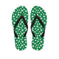 Polka Dot Irish St. Patrick's Day Print Flip Flops