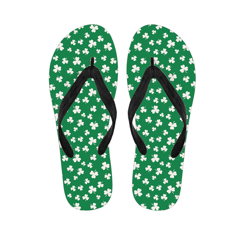 Polka Dot Irish St. Patrick's Day Print Flip Flops