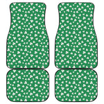 Polka Dot Irish St. Patrick's Day Print Front and Back Car Floor Mats