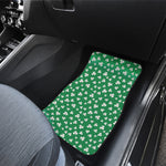 Polka Dot Irish St. Patrick's Day Print Front and Back Car Floor Mats