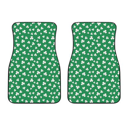 Polka Dot Irish St. Patrick's Day Print Front Car Floor Mats