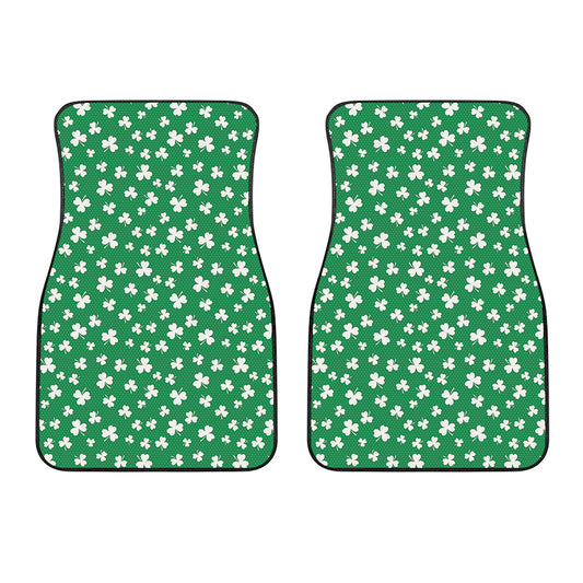Polka Dot Irish St. Patrick's Day Print Front Car Floor Mats