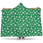 Polka Dot Irish St. Patrick's Day Print Hooded Blanket