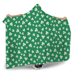 Polka Dot Irish St. Patrick's Day Print Hooded Blanket