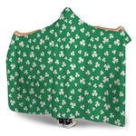Polka Dot Irish St. Patrick's Day Print Hooded Blanket