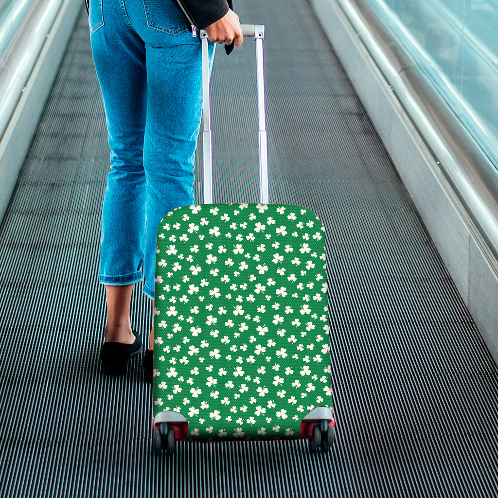 Polka Dot Irish St. Patrick's Day Print Luggage Cover