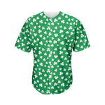 Polka Dot Irish St. Patrick's Day Print Men's Baseball Jersey