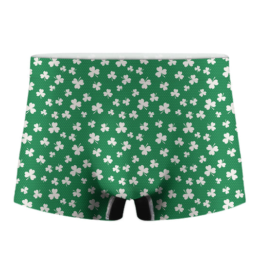 Polka Dot Irish St. Patrick's Day Print Men's Boxer Briefs