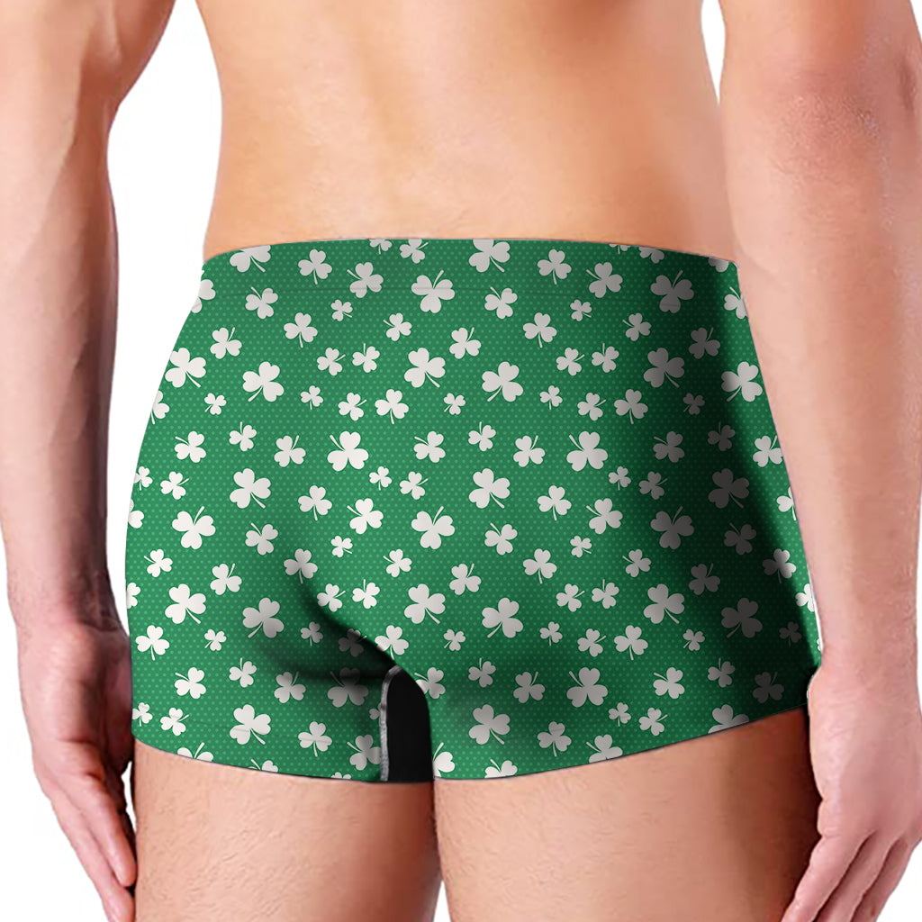 Polka Dot Irish St. Patrick's Day Print Men's Boxer Briefs