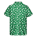 Polka Dot Irish St. Patrick's Day Print Men's Short Sleeve Shirt