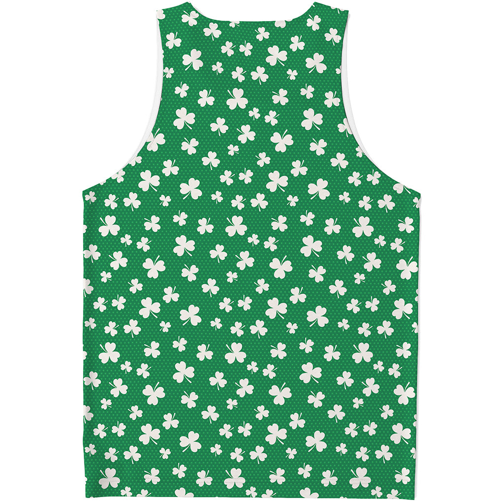 Polka Dot Irish St. Patrick's Day Print Men's Tank Top