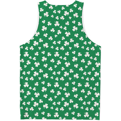 Polka Dot Irish St. Patrick's Day Print Men's Tank Top