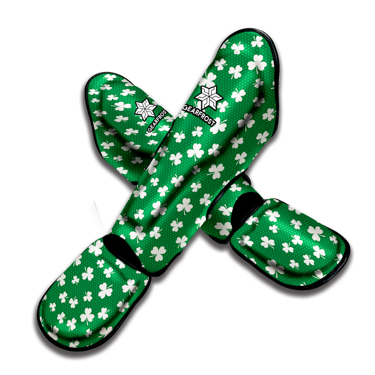 Polka Dot Irish St. Patrick's Day Print Muay Thai Shin Guard