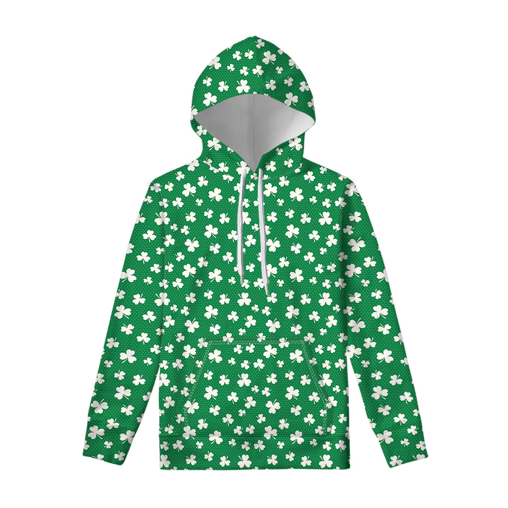 Polka Dot Irish St. Patrick's Day Print Pullover Hoodie