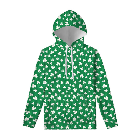 Polka Dot Irish St. Patrick's Day Print Pullover Hoodie