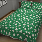 Polka Dot Irish St. Patrick's Day Print Quilt Bed Set