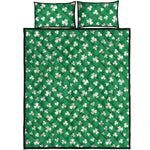 Polka Dot Irish St. Patrick's Day Print Quilt Bed Set