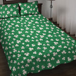 Polka Dot Irish St. Patrick's Day Print Quilt Bed Set