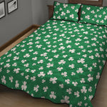 Polka Dot Irish St. Patrick's Day Print Quilt Bed Set