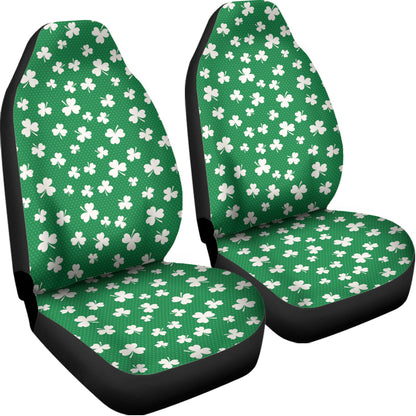 Polka Dot Irish St. Patrick's Day Print Universal Fit Car Seat Covers