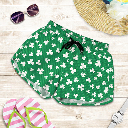 Polka Dot Irish St. Patrick's Day Print Women's Shorts